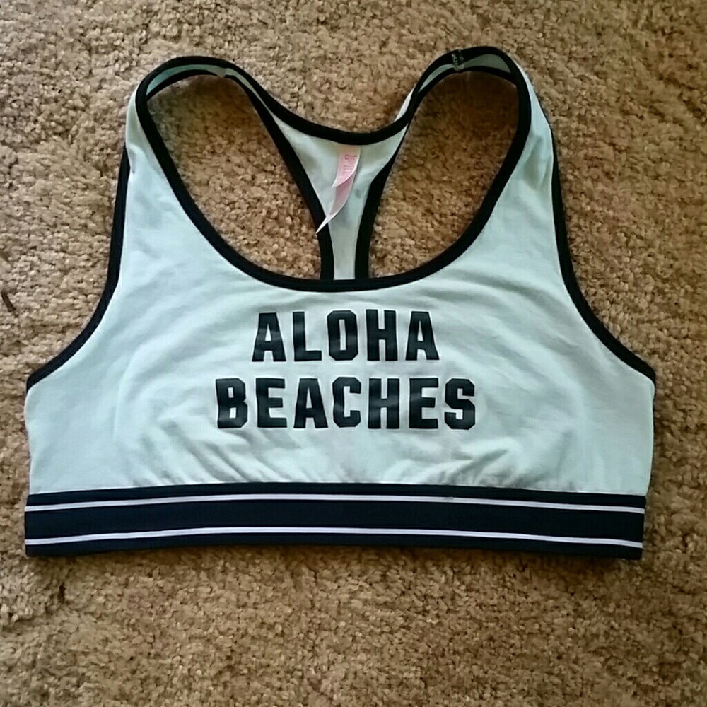 PINK size large sports bra